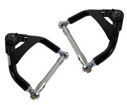 Control Arms, Tubular, Steel, Black, Front Upper, Adjustable, Buick, Chevrolet, Oldsmobile, Pontiac, Pair