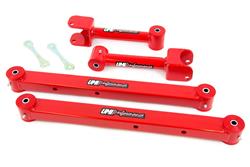 Control Arms, Rear, Non-Adjustable, Tubular/Boxed, Steel, Red, Buick, Chevy, GMC, Oldsmobile, Pontiac, Kit