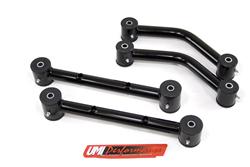 Control Arms, Rear Upper, Tubular, Black Powdercoated, Steel, Kit