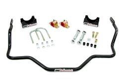 Sway Bars, Rear, Steel, Black Powdercoated, Solid, 1.000 in. Diameter, Chevrolet, GMC, Kit