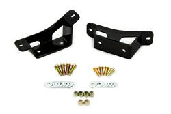 Sway Bar Brackets, Steel, Black, Front, Stock Height, Chevy, GMC, Pair