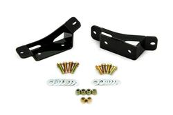 Sway Bar Brackets, Steel, Black, Front, Lowered, Chevy, GMC, Pair