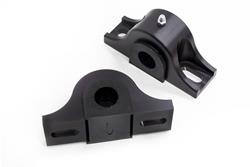 Bushings, Sway Bar, Black Billet Aluminum Bracket, Polyurethane, Black, 0.875 in./22mm Diameter, Kit