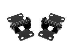 Motor Mounts, Frame Pads, Bolt-In, Black Powdercoated, Chevy, Small Block, Pair