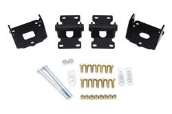 Motor Mounts, Complete Mount, Bolt-In, Steel, Black Powdercoated, Solid, Chevy, Pontiac, Small Block, Kit