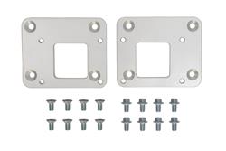 Motor Mounts and Inserts, Motor Mount Plate Style, Bolt-in, Aluminum, Natural, LS to Chevy Gen V LT1, Kit