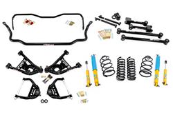 65-66 GM A-Body Handling Kit, 1" Lowering, Stage 2- Black