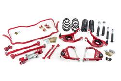 65-66 GM A-Body Handling Kit, 1 in. lowering, Stage 3- Red 4 BOX KIT
