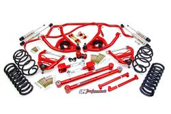 1967 GM A-Body Handling Kit, 1 in. lowering, Stage 3- Red 4 BOX KIT