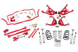 Suspension Handling Package, Stage 4, Red Powdercoated, Buick, Chevy, Oldsmobile, Pontiac, Kit
