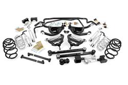 1964 GM A-Body Handling Kit- Stage 4, 550lb Front, 2" rear drop-Black