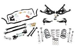 1965-1966 GM A-Body Handling Kit, Stage 5, 450lb Front, 1" rear lowering-Black