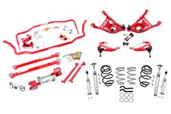 1968-1972 GM A-Body Handling Kit, Stage 5, 450lb Front, 2" rear lowering-Red
