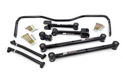 Control Arms, Rear, Tubular, Non-adjustable, Steel, Black Powdercoated, Buick, Chevy, Oldsmobile, Pontiac, Kit