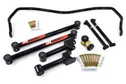 Suspension Package, Rear, Control Arms, Steel, Black Powdercoated, Sway Bar, Buick, Chevy, Olds, Pontiac, Kit