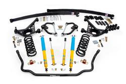Lowering Kit, Coil Springs, 2 in. Front, 2 in. Rear, UMI Shocks, Chevrolet, Pontiac, Kit