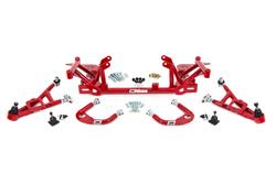 Suspension Kit, Stage 3, Drag, Front, Tubular, Steel, Red Powdercoated, Chevy/Pontiac, Camaro/Firebird, Kit