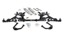 Suspension Package, Front, Crossmember, Control Arms,Black, Coilover Shocks and Springs, Chevy, Pontiac, Kit