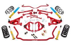 Suspension Handling Package, Stage 2, Red Powdercoated, 1 in. Drop, Buick, Chevrolet, Oldsmobile, Pontiac, Kit