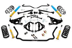 Suspension Handling Package, Stage 3, Black Powdercoated, 1 in. Drop, Buick, Chevrolet, Oldsmobile, Pontiac, Kit