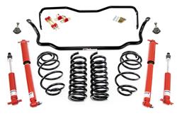 Suspension Handling Package, Stage 1.5, Black Powdercoated, 2 in. Drop, Buick, Chevrolet, Oldsmobile, Pontiac, Kit