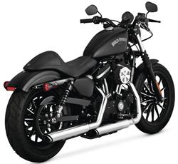 Vance & Hines HD Sportster 14-22 Twin Slash 3In PCX Slip-On Exhaust