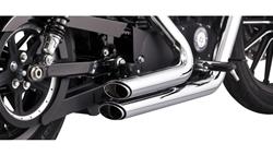 Vance & Hines HD Dyna 12-17 Shortshots Staggered Chrome PCX Full System Exhaust