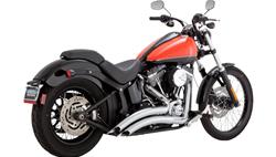 Vance & Hines HD Softail 86-09 Big Radius 2-2 Chrome Full System Exhaust