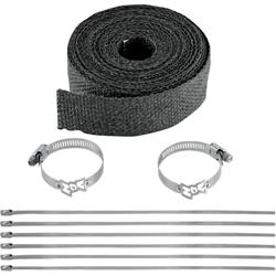 Exhaust Wrap, 1,200 degrees F, Fiberglass Composite, 2 in. Width, 25 ft. Length, Each