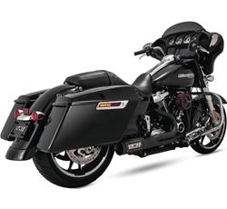 Vance & Hines HD HD Touring 17-22 HO 2-1 Black Full System Exhaust