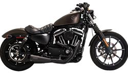 Vance & Hines HD Sportster 04-13 SS 2-1 Black Full System Exhaust