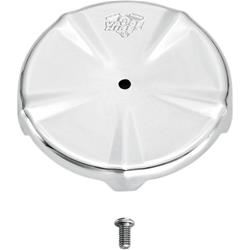 Air Cleaner Cover, V02 Skullcap, Steel, Chrome, Harley-Davidson®, Vance & Hines, Each