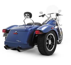 Muffler TWIN SLASH ROUND SLIP-ONS CHR CHR