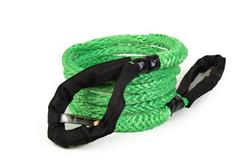 Recovery Rope, 20 ft. Length, 0.850 in. Width, 24,500 lbs. Rating, Nylon, Green, Each