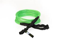 Recovery Rope, 20 ft. Length, 0.500 in. Width, 11,700 lbs. Rating, Nylon, Green, Each