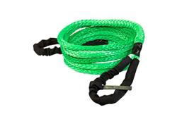 Recovery Rope, 20 ft. Length, 0.750 in. Width, 24,500 lbs. Rating, Nylon, Green, Each