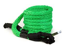 Recovery Rope, 30 ft. Length, 1.250 in. Width, 58,000 lbs. Rating, Nylon, Green, Each
