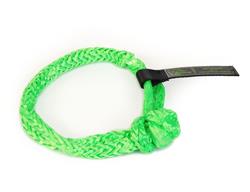 Tow Shackle, Soft Shackle, 25,000 lbs. Rating, 7.000 in. Length, Nylon, Green, Each