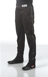 Driving Pants, 110 Series, Pyrovatex, Single Layer, Black with Black Stripe, Men's Large, Each