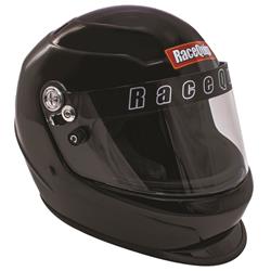 Helmet, PRO Youth, Full Face, Nomex Liner, Black, Gloss, Adjustable Youth Size, Each