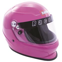 Helmet, PRO Youth, Full Face, Nomex Liner, Hot Pink, Gloss, Adjustable Youth Size, Each