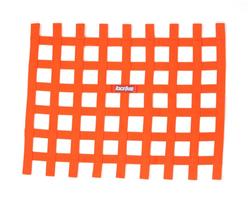 Window Net, Non-SFI, Ribbon, Rectangle, Polypropylene, Orange, 24 in. Width, 18 in. Height, Each