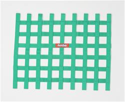 Window Net, Non-SFI, Ribbon, Rectangle, Polypropylene, Green, 24 in. Width, 18 in. Height, Each