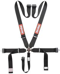 Harness, Camlock, Complete, 5-Point, SFI 16.1, Polyester, Black, Each