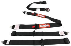 Harness, Dragster Camlock, 4-point, Pull Up, Polyester, Black, 3 in. Belt Width, SFI 16.1, Each