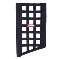 Window Nets and Guards, Non-SFI Ribbon Window Net, Funny Car, Rectangle, Polypropylene, Black, 18-22 in. Tall, 12 in. Width, Each