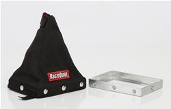 Shifter Boot, Medium, Fire Retardant, 9.00 in.Tall, Bonex FR3, Black, Aluminum Base, Each