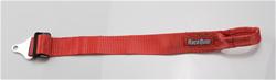 Tow Strap, Polyester, Red, 3,500 lbs. Working Load, 2 in. Width, 2 ft. Length, Polyester Loop End, Each