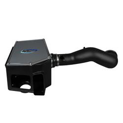 Air Intake Kit, PowerCore, Polyethylene Tube, Black, Synthetic Filter, Blue, Cadillac, Chevy, GMC, Kit