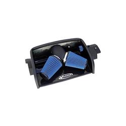 Air Intake Kit, Open Element, Polyethylene Tube, Black, MaxFlow 5 Cotton Gauze Filter, Blue, Pontiac, 5.7L, Kit